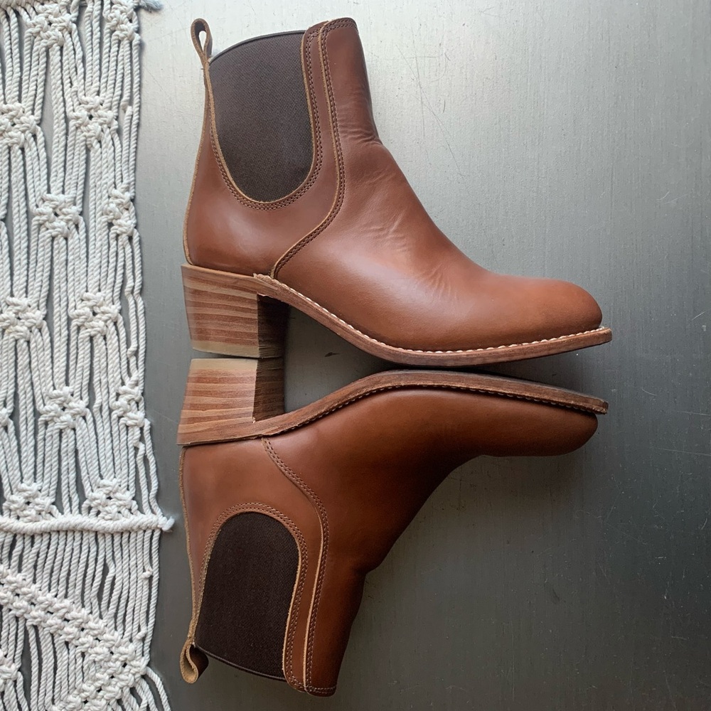 Red Wing Brown Leather Chelsea Boots - Picture 11 of 14